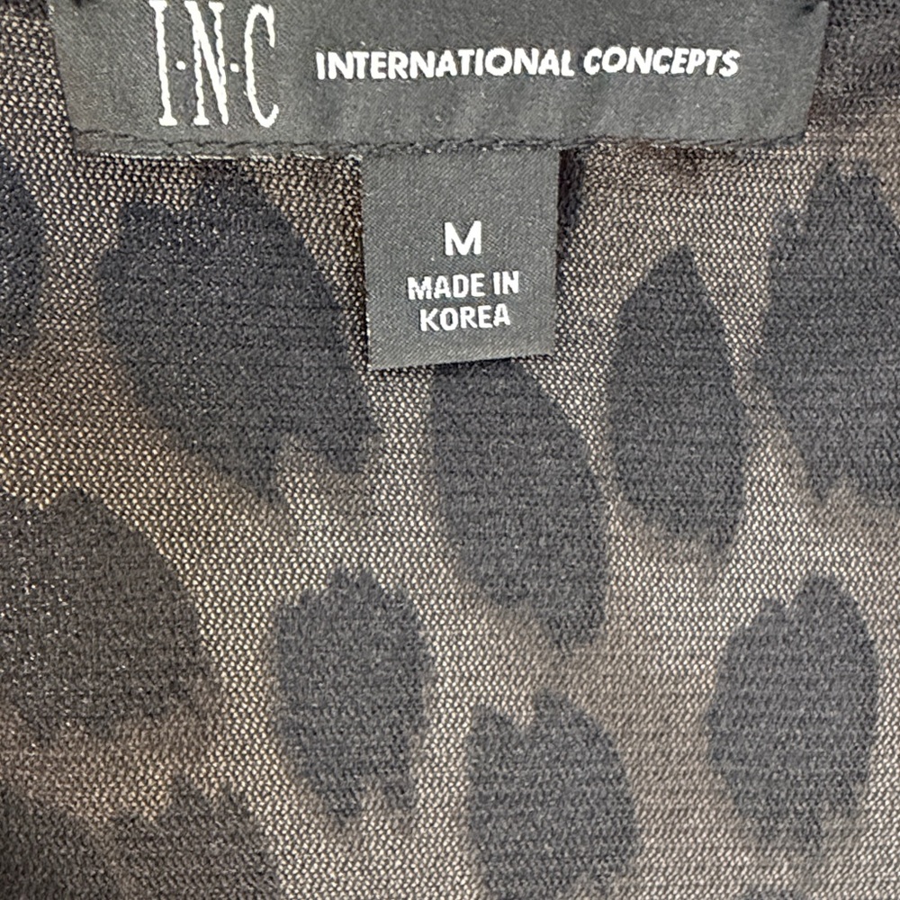 INC International Concepts Leopard Maxi Dress (Size M) - Picture 8 of 9